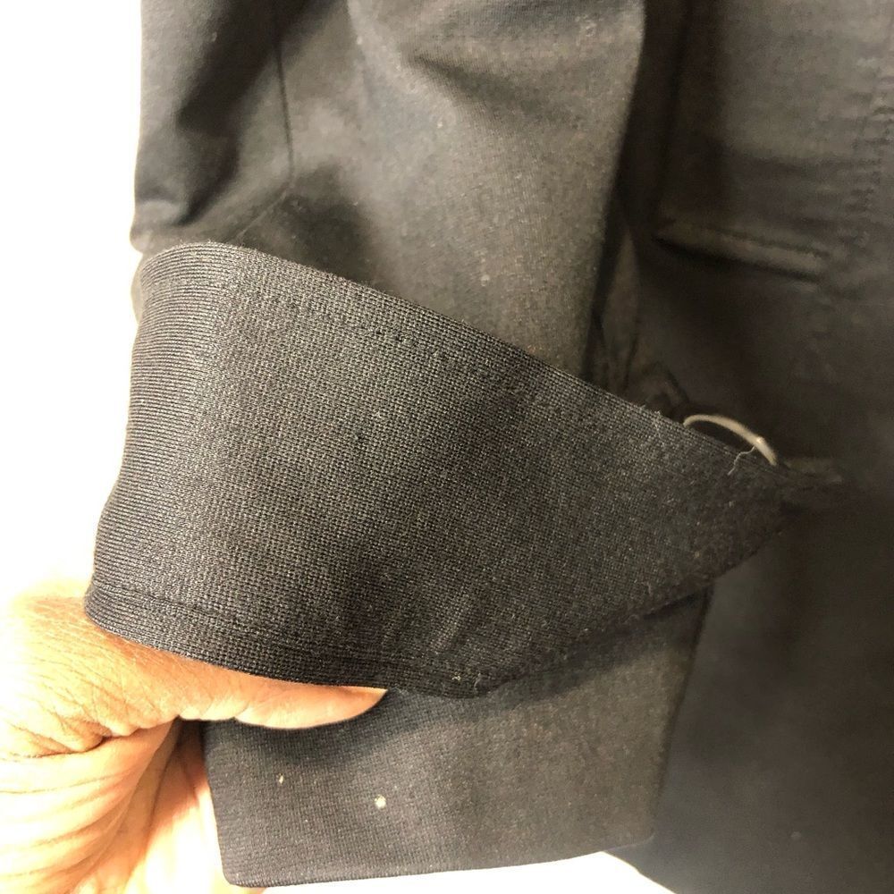 INC International Concepts black trench button front coat, size XL - Picture 13 of 16